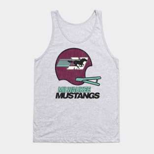 Defunct Milwaukee Mustangs Football Team Tank Top